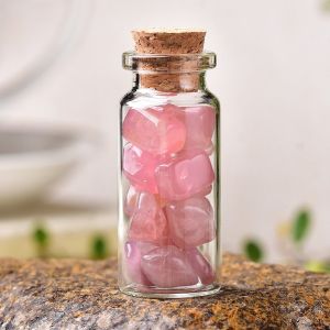 Hũ đá Thạch Anh thanh tẩy 10gr dùng trong tarot hoặc treo phòng bỏ balo túi xách -VA888