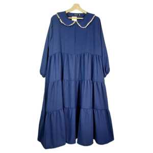 MiDi Dress Crinkle BiG SiZE SUPER JUMBO 4XL LD 120 cm 4109# 4130#
