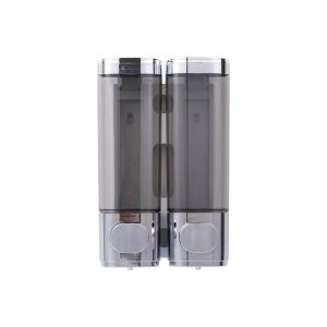 JPTD Gắn tường Bình đựng chất lỏng xà phòng Cửa sổ nhìn thấy được 2/3 đầu Hộp sữa tắm Hộp đựng mỹ phẩm Máy ép thủ công Chai đựng dầu gội đầu Nhà