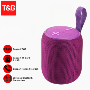 T&G TG-673 TWS Bluetooth V5.3 Multi Functional Portable Wireless Super Bass Speaker with Holder