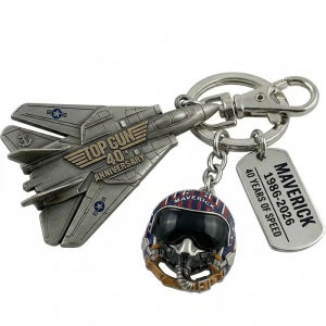 TopGun 40th Anniversary KeychainTopGun 40th Anniversary Keychain Pilot Duck 2026 Movie Inspired Collectible Gift