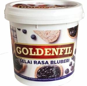 Goldenfil Bluberi Jam 1 kg / Selai Rasa Rasa Buah Bluberi / Selai Bluberi / Selai Roti Bluberi / Selai Manis Rasa Bluberi