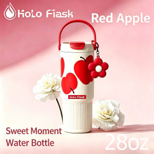 HOLO FIASK Tumbler 780ml Vacuum Insulated Stainless Steel Water Bottle with Straw Coffee Mug Gift - Sports Water Bottles