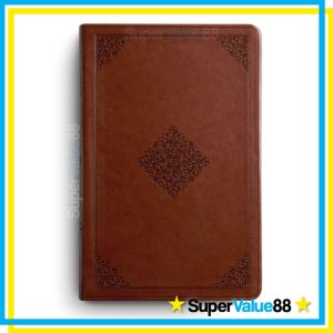 ESV Large Print Thinline Bible (Premium Leathersoft) - Lightweight English Standard Version Premium Value for Men & Women Pink Blue Brown Purple