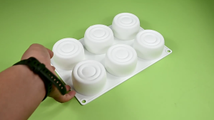 Fondant Chocolate Molds Cylinder Shape Silicone Molds Mousses Cake Decorating Tool Soap Molds Easily to Clean