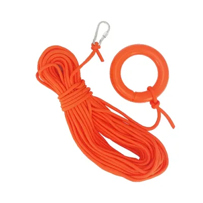 เชือกกู้ภัยทางทะเล อุปกรณ์กู้ภัยทางน้ำ Water rescue equipment 8มม.ยาว30เมตร 6มม.ยาว10เมตร เชือกช่วยชีวิต