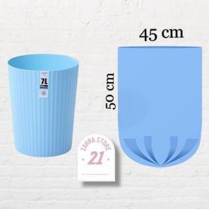 Kantong Sampah Plastik 45x50Cm Isi 15 Lembar Keranjang Roll Plastic Trash