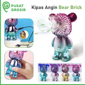 Kipas Angin Mini Genggam Bear Brick: Solusi Pendingin Mudah Dibawa