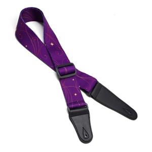 Dây thay thế điều chỉnh được vải cotton mềm đàn Ghi-ta Điện Acoustic dây đeo bass dày đai vai Dễ sử dụng