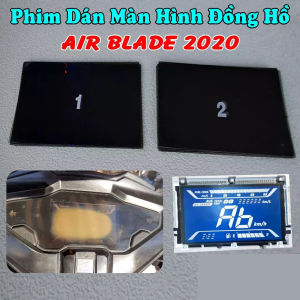 {COMBO TRỌN BỘ} Phim Dán Màn Hình Đồng Hồ Xe Air Blade 2020 Bị Mờ Đã Được Cân Chỉnh Sẵn Lên Đẹp Như Màn Hình Zin