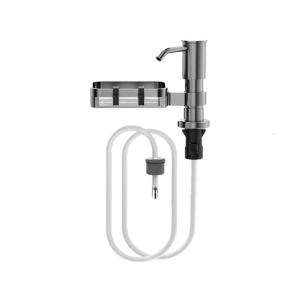 Kitchen Sink Organizers Integrated Soap Dispenser And Storage Basket Easy Snap Installation