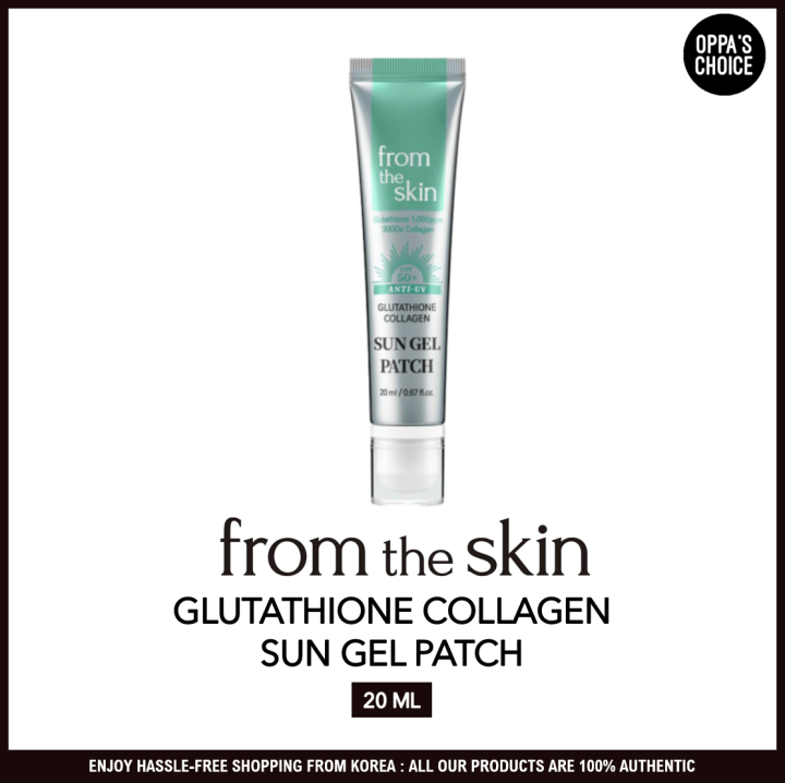 FROM THE SKIN GLUTATHIONE COLLAGEN SUN GEL PATCH 20ml SPF 50+ | Lazada