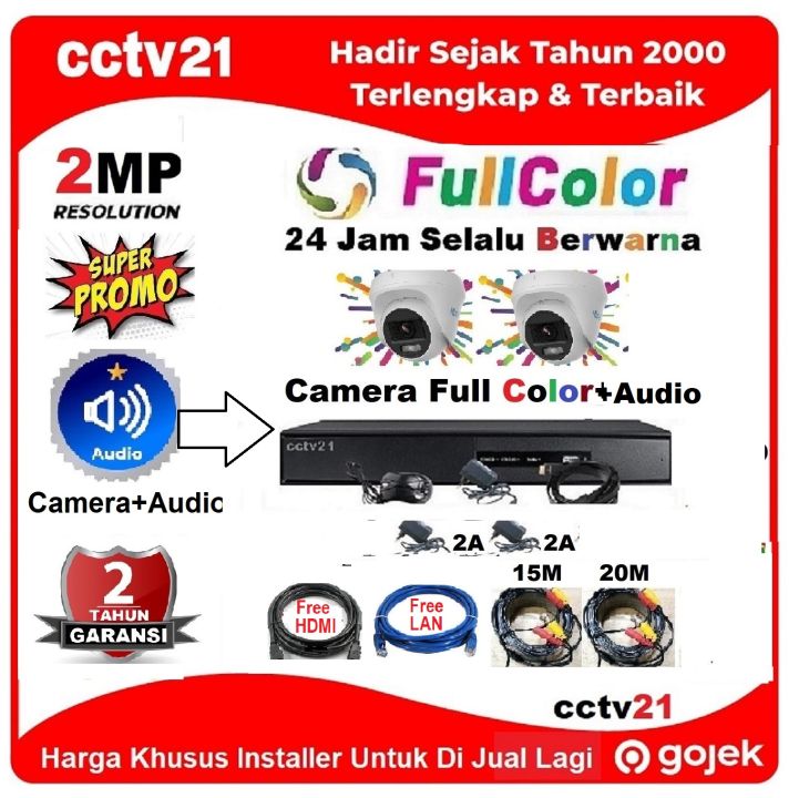 Paket%20Lengkap%20CCTV%202%20Kamera%20Colorvu+Audio%205MP%20High%20Technology%20Full%20Color%2024Jam%20Berwarna+DVR+KB-35M%20Promo%20cctv21%20-%20Image%202