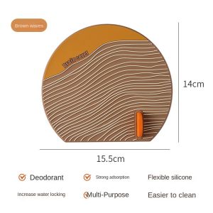 Cheer Life【New Arrived】 Silicone Floor Drain Deodorant Pad Kitchen Sink Strainer Toilet Pad Bathroom Anti Odor Sewer Deodorant Cover Water Stoppe