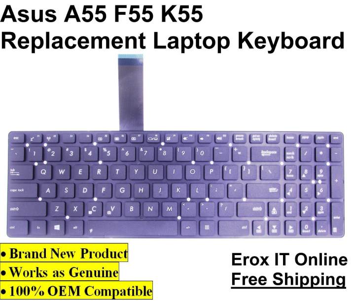 Clavier AZERTY Français De Remplacement Pour Asus A55D - Noir - Neuf D'origine