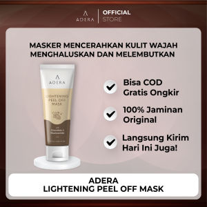 ADERA Lightening Peel Off Mask Mencerahkan Kulit Tampak Lebih Halus dan Lembut 100% ORIGINAL BPOM Original - Bisa COD