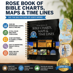 Original Book of Bible Charts Maps and Time Line by Rose/Bible Gardening Location Guide Study Tools