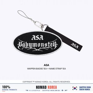 BABYMONSTER Wappen Badge + Name Strap Set Embroidered Patch Official Kpop MD Goods
