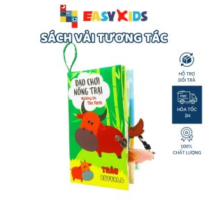 Sách Vải Tương Tác Cho Bé Đoán Đuôi Con Vật - Vương Quốc Loài Chim