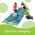 Learning Resources Crocodile Hop Floor Game - Ages 3+ Indoor Games for Toddlers, Gross Motor Skills Toys for Kids, Preschool Learning Activities. 