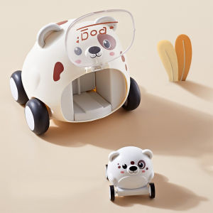 Baby Toys 1 2 Years Old Cute Pet Animal Catapult Car Toys Exercise Visual and Sensory Interest Birthday Gift Toy for Toddler Boys Girls