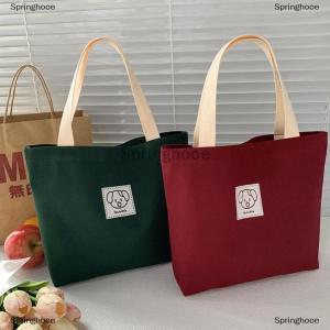 [COD] Springhooe Canvas Bag Women S Large Capacity Simple Shoulder Bag Commuting Handbag