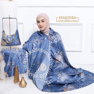 Syahdika - Mukena Dewasa Silk Daily Motif Tas Premium Arsyila Series