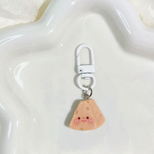 🔥Tamia👍Rabbit Cheese Biscuit Pendant Girl Heart Little Yellow Duck Key Chain Student Bag Accessory