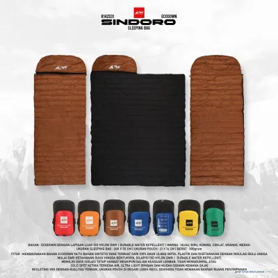 Sleeping Bag Tikar Ecodown Sindoro Ultralight Arei Outdoorgear
