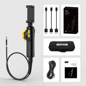 32GB Memory Card✅ AUTOOL SVB305 Automotive Industrial Endoscope with Light 1080 HD Autofocus Endoscope Inspection Camera Lens for IMG & Video