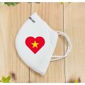 Khẩu trang logo cờ Việt Nam /khẩu trang chống bụi in hình cờ Việt Nam. 