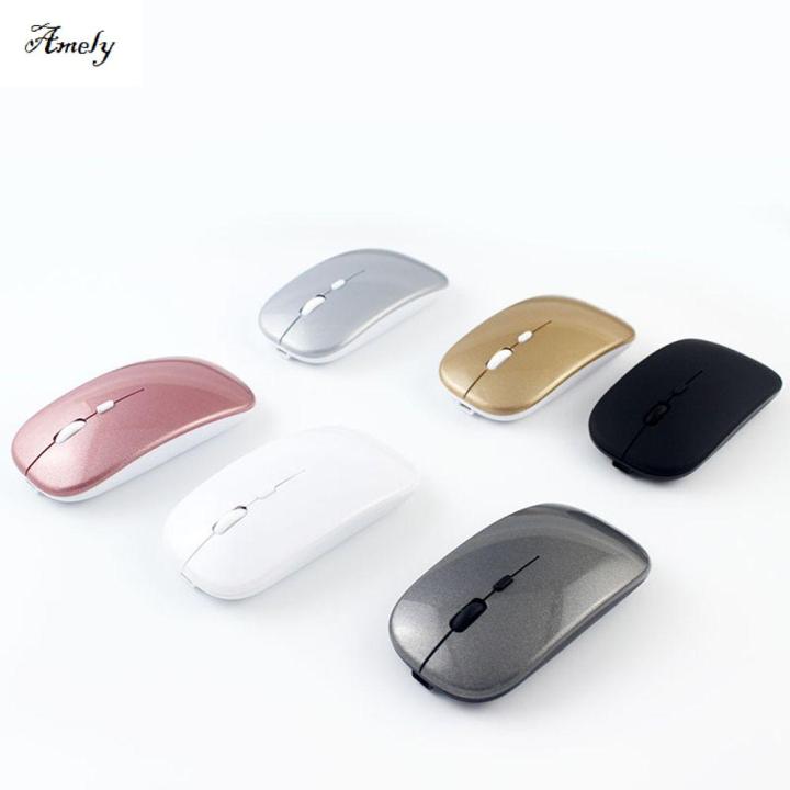 AMELY PC Computer LED Backlit USB Mice Rechargeable BT5.2 Gaming Mouse