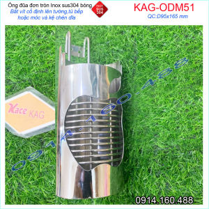 [HCM]Ống đũa đơn quả táo KAG-ODM51 kệ đựng muỗng đũa nĩa Inox SUS304 dập khuôn cao cấp sáng bóng bền bỉ