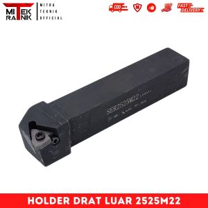 Holder Bubut SER 2525M22 Untuk Membuat Drat Luar Cocok Untuk Insert 22ER