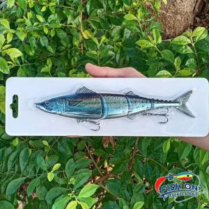 เหยื่อตกปลารูปแบบจริง 20 ซม. 55 กรัม 3 ส่วน สำหรับ Subid และ Trolling เหยื่อตกปลาแบบจำลองขนาด 20 ซม./55 กรัม เหยื่อแข็งสำหรับการตกปลาแบบ Subid หรือการลากเบ็ด