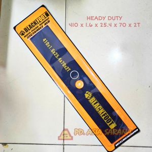 Mata Pisau Mesin Potong Rumput 410 Panjang BLACKFOOT GDT.3.1.RECTANGLE410 Cutter Blade 410x1.6x25.4x70x2T