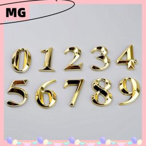 【Magical House】[ New Hot Fashion] 1pc Height 5cm en Home Sticker Address Door Label Modern House Number