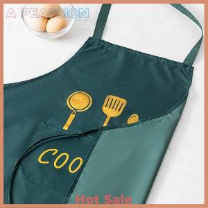 [A Peassion]💖[HOT SALE]🎈🎈 Apron Waterproof Oilproof Can Wipe Hands Kitchen Work Clothes Home Cooking Cleaning Men and Women Universal Sleeveless Apron