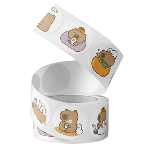 Reward Sticker Gift Sticker Capybara Sticker Labels Animal Sticker Decorative Sticker Teacher Motivational Sticker