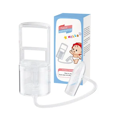 SURPLUCK Nasal Aspirator for Baby Newborns Nose Mucus Cleaner Nose Aspirator Hand Pulled Baby 0Mos+
