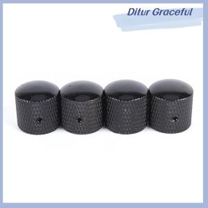 Ditur 4 chiếc núm điều chỉnh âm lượng ghi ta bass bằng kim loại núm vòm + cờ lê