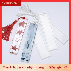 CS Hình chữ nhật Silicone Bookmark khuôn DIY làm đồ trang sức nhựa Epoxy DIY Craft khuôn