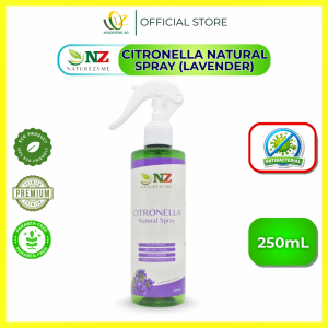 NATUREZYME Natural Spray Citronella with Lavender Scent Mosquito Off Spray 250 ml
