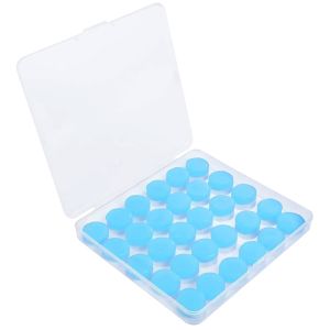 CLARO 30Pcs Silicone Silicone Ear Plugs Reusable Flexible Noise Reduction Earplugs Durable Reusable Ear Plugs for Sleeping Swimming