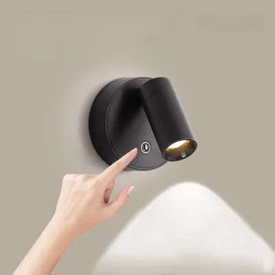 Remote Control Bedside Led Wall lamp USB Rechargeable Magnetic Wireless Touch Dimmable Reading Light for Room Bedroom wall painting Sconces Decoration Spotlight