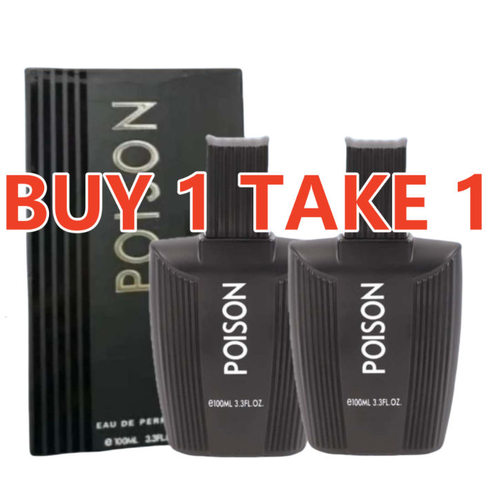 BUY 1 TAKE 1 POISON Perfume Permanent Spray for Men LONG LASTING PERFUME 100ML Lazada PH