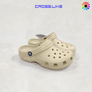 Sục nhựa cho bé dép sục CROSS classic trẻ em nhựa đúc nguyên khối có quai hậu êm bền tặng jibbizt siêu cute.