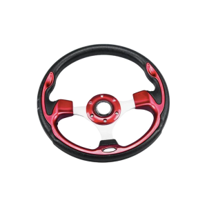 พวงมาลัยพียูแฟชั่นคาร์บอนไฟเบอร์13ฟุตสำหรับรถยนต์ทางทะเลด้ามจับบาง