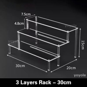 Acrylic Display Rack Popmart Display Stand Blind Box Storage Shelf Figurine Display Organiser