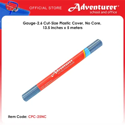 Adventurer Gauge-2.6 Cut-Size Plastic Cover No Core 13.5 inches x 5 meters